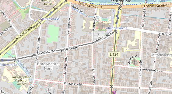 Friseur auf Satellitenbild