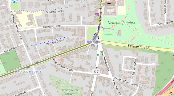 Friseur auf Satellitenbild