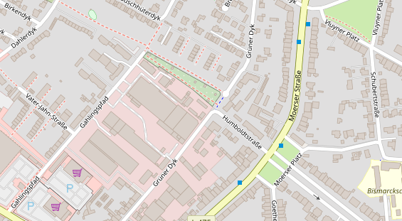 Friseur auf Satellitenbild