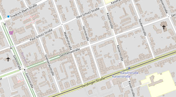 Friseur auf Satellitenbild