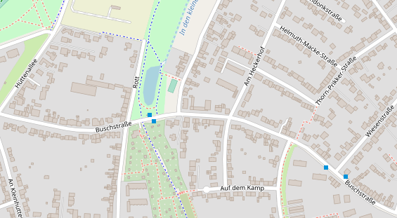 Friseur auf Satellitenbild