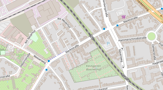 Friseur auf Satellitenbild