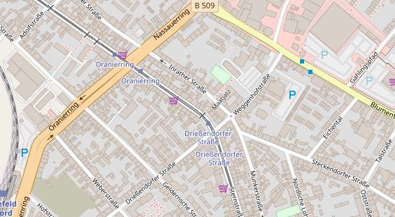 Friseur auf Satellitenbild