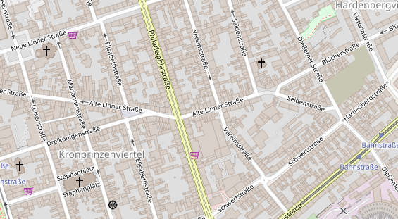 Friseur auf Satellitenbild