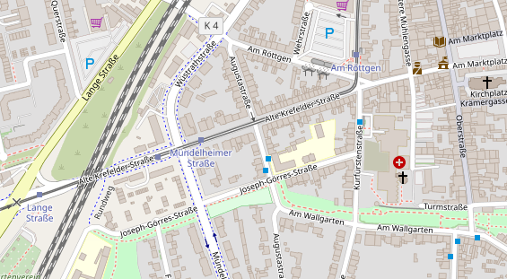 Friseur auf Satellitenbild