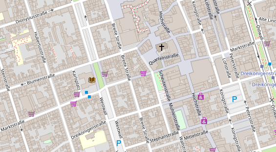 Friseur auf Satellitenbild