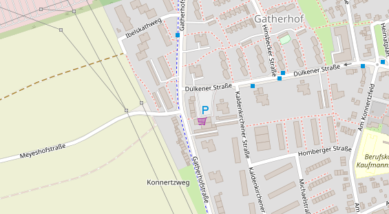 Friseur auf Satellitenbild