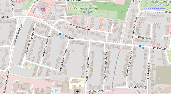 Friseur auf Satellitenbild