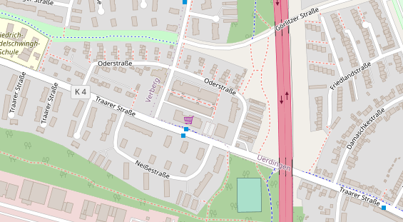 Friseur auf Satellitenbild