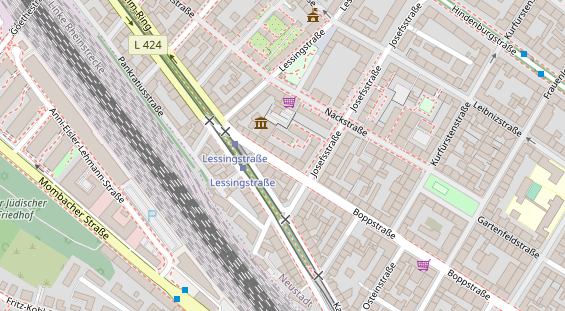 Friseur auf Satellitenbild