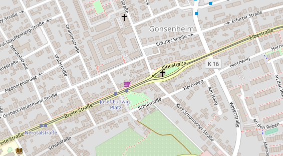 Friseur auf Satellitenbild