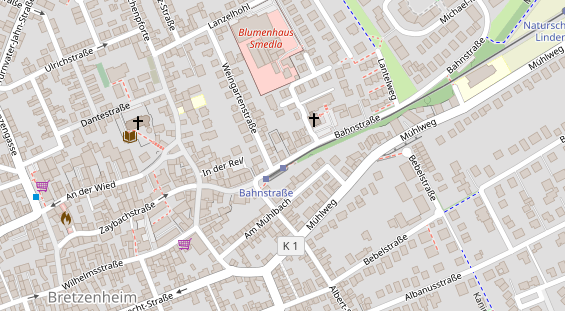 Friseur auf Satellitenbild