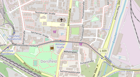 Friseur auf Satellitenbild