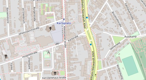 Friseur auf Satellitenbild