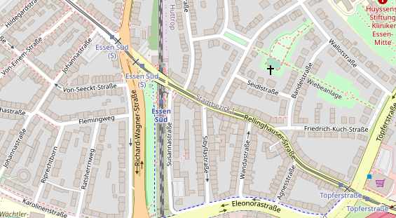 Friseur auf Satellitenbild