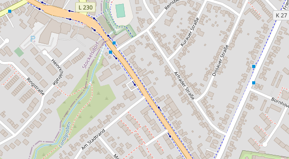 Friseur auf Satellitenbild