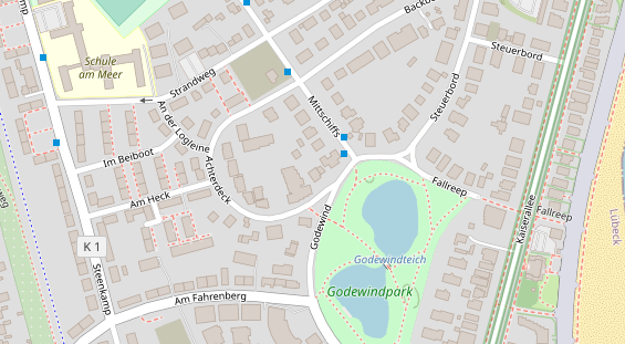 Friseur auf Satellitenbild