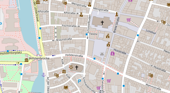 Friseur auf Satellitenbild