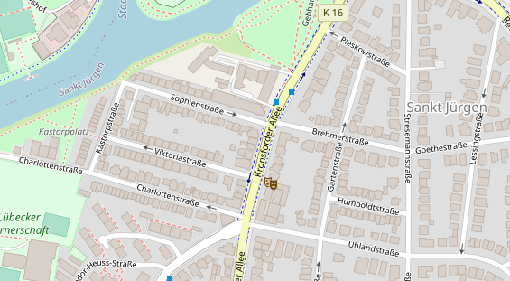 Friseur auf Satellitenbild