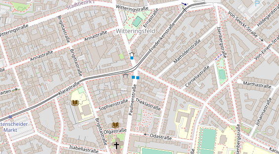 Friseur auf Satellitenbild