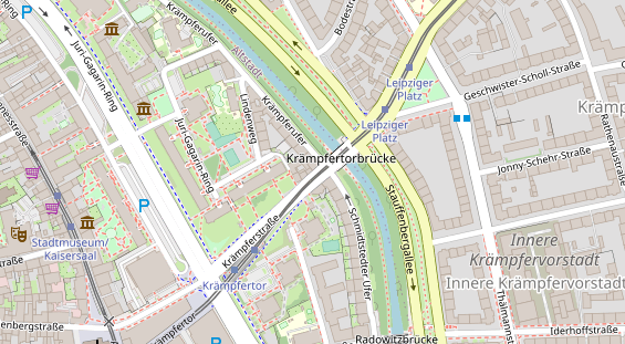 Friseur auf Satellitenbild