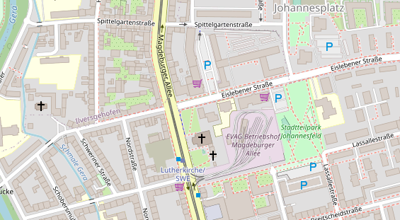 Friseur auf Satellitenbild