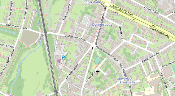 Friseur auf Satellitenbild