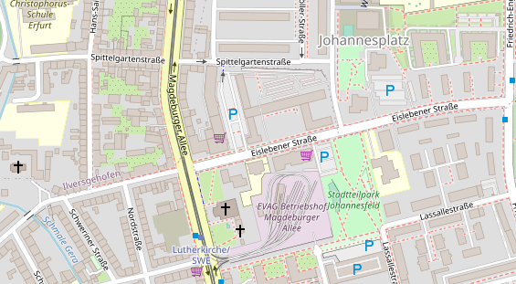 Friseur auf Satellitenbild