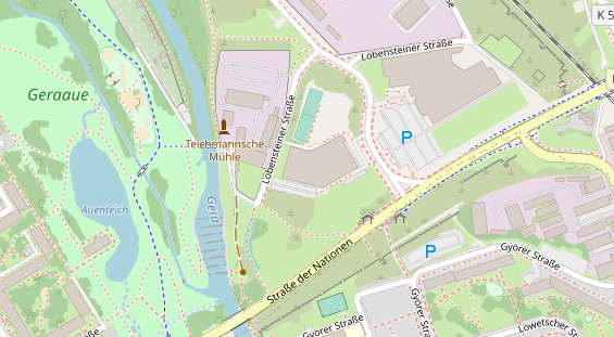 Friseur auf Satellitenbild