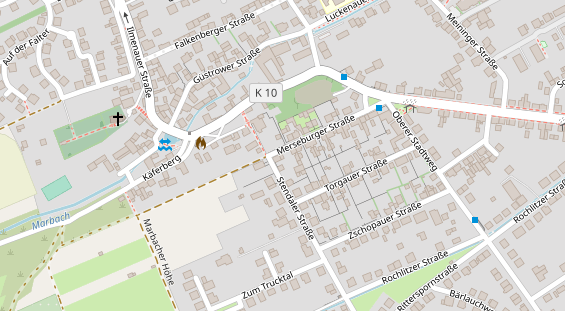 Friseur auf Satellitenbild