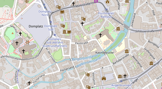 Friseur auf Satellitenbild