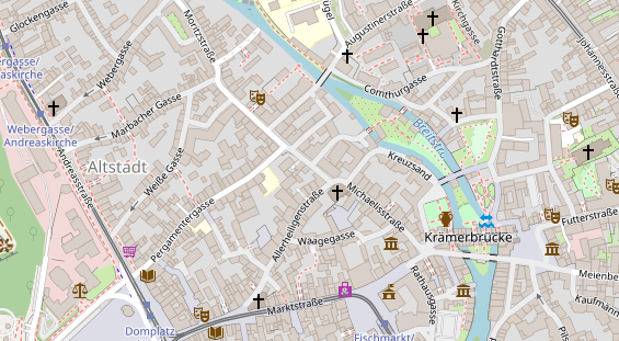 Friseur auf Satellitenbild