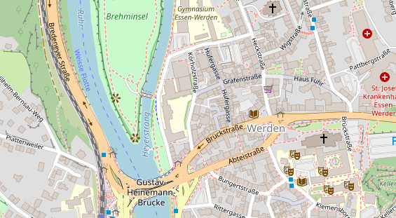 Friseur auf Satellitenbild