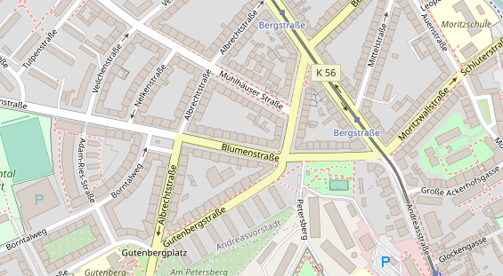 Friseur auf Satellitenbild