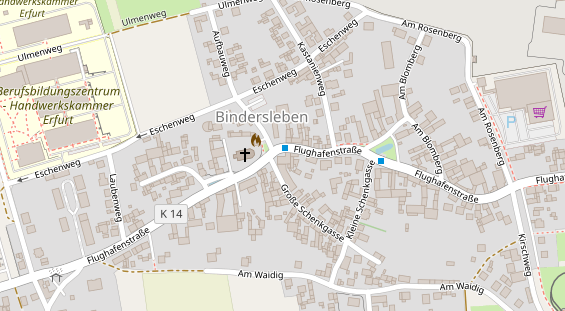 Friseur auf Satellitenbild