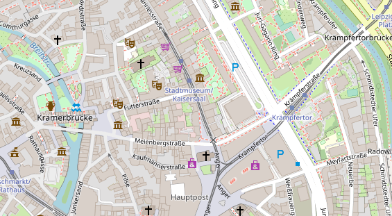 Friseur auf Satellitenbild