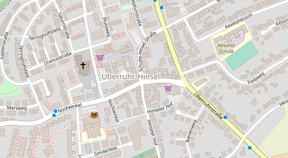 Friseur auf Satellitenbild