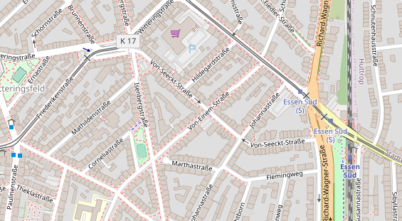 Friseur auf Satellitenbild