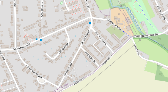 Friseur auf Satellitenbild