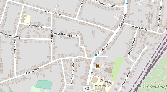 Friseur auf Satellitenbild