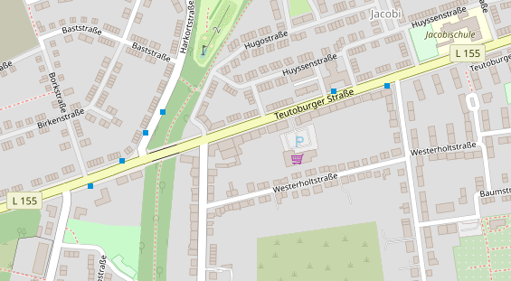 Friseur auf Satellitenbild