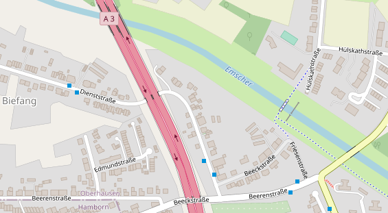 Friseur auf Satellitenbild