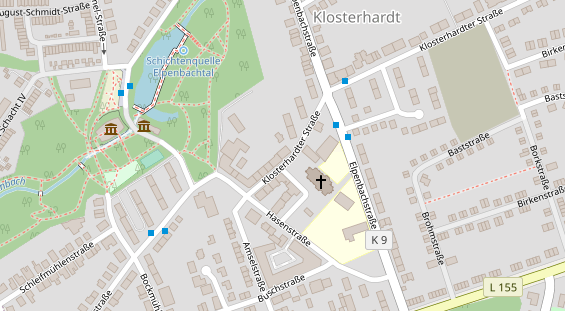 Friseur auf Satellitenbild