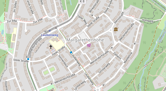 Friseur auf Satellitenbild