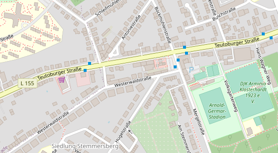 Friseur auf Satellitenbild