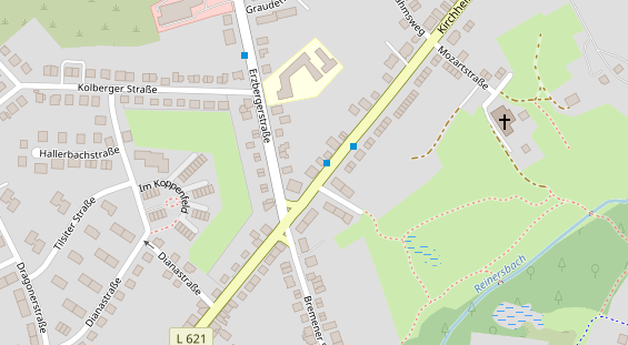 Friseur auf Satellitenbild