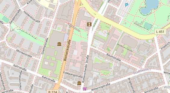 Friseur auf Satellitenbild