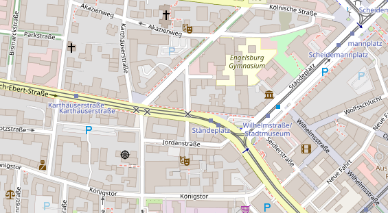 Friseur auf Satellitenbild