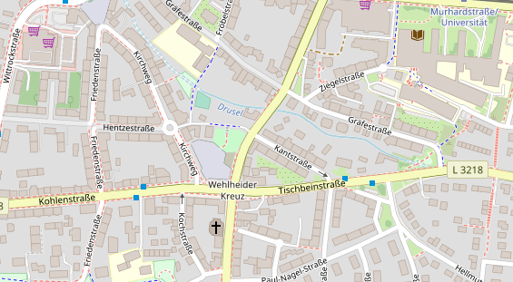 Friseur auf Satellitenbild