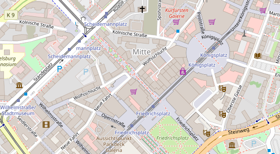 Friseur auf Satellitenbild